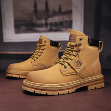 Gonzalo | Men's High-Top Leather Lace-Up Work Boots