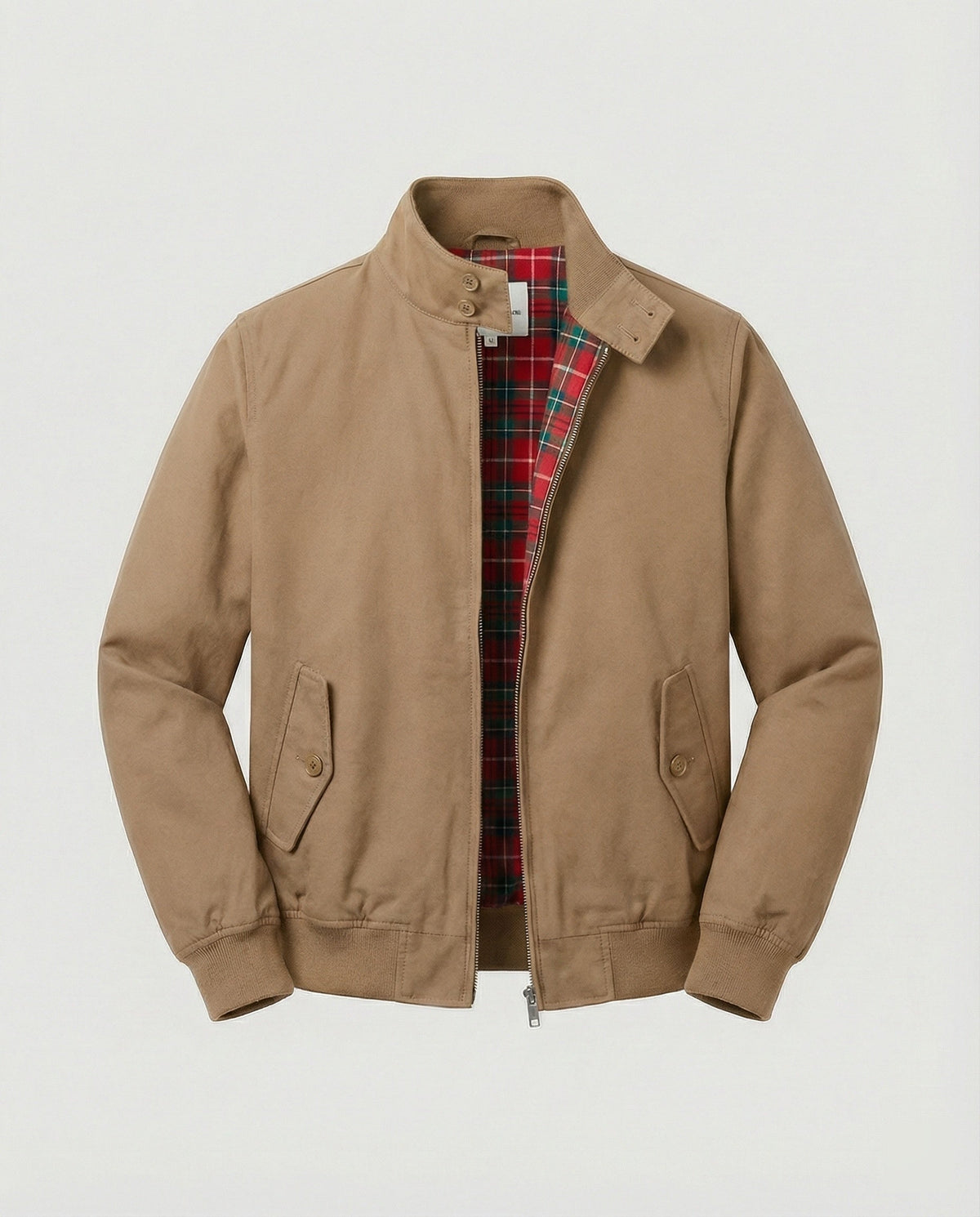 Gonzalo | Chaqueta Harrington Hombre Forro Tartán