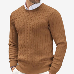 Gonzalo | Jersey de Punto Cuello Redondo Hombre Trenzado