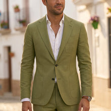 Gonzalo | Traje de Lino Hombre Corte Entallado Boda
