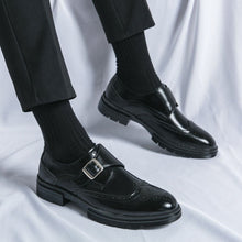 Gonzalo | Zapatos de Vestir Monk Strap Brogue Hombre Piel Hebilla