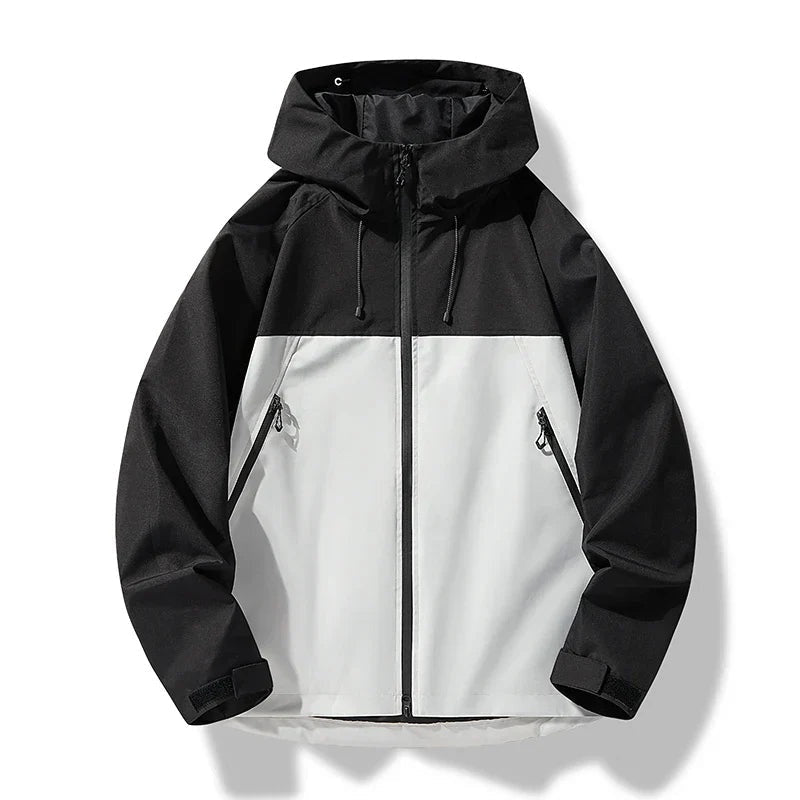 Guillermo | Chaqueta Cortavientos Impermeable Hombre con Capucha