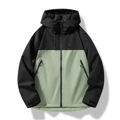 Guillermo | Chaqueta Cortavientos Impermeable Hombre con Capucha