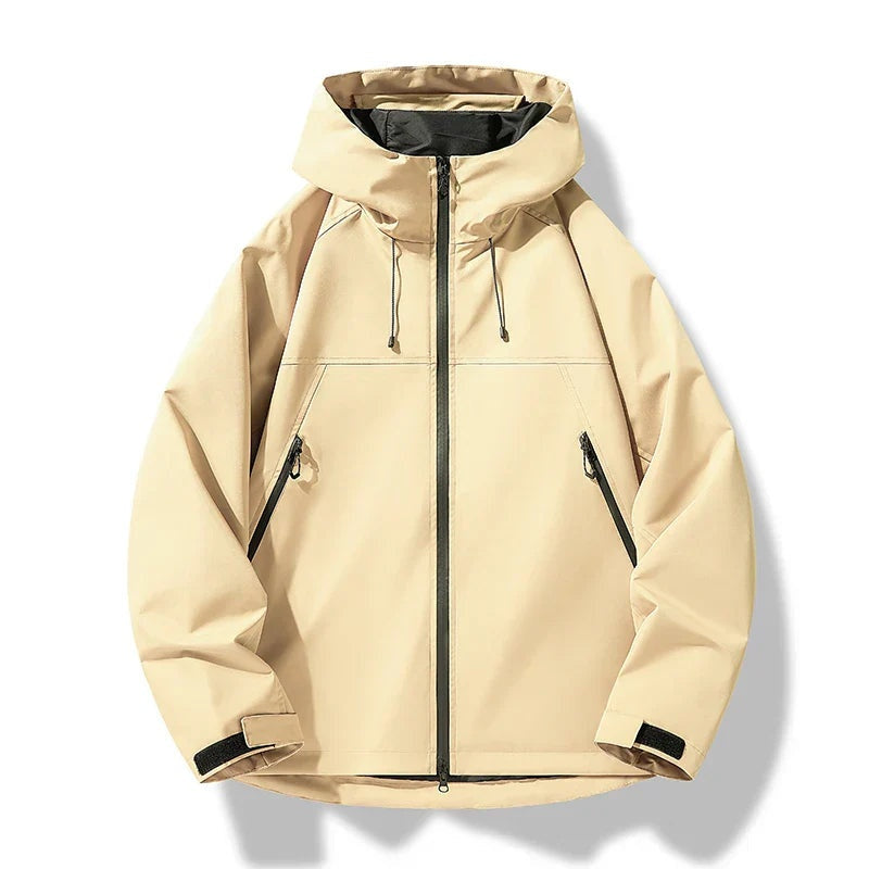 Guillermo | Chaqueta Cortavientos Impermeable Hombre con Capucha