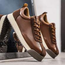 Guillermo | Sneakers Hombre de Cuero Casual Cordones Suela Plana