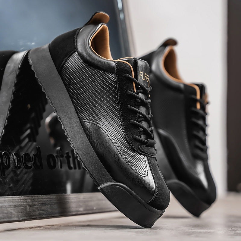 Guillermo | Sneakers Hombre de Cuero Casual Cordones Suela Plana