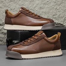 Guillermo | Sneakers Hombre de Cuero Casual Cordones Suela Plana