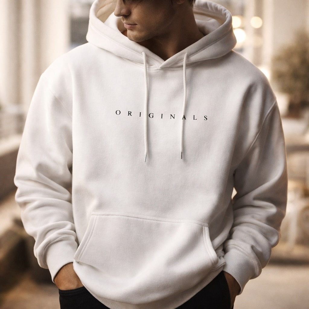 Guillermo | Sudadera Oversize con Capucha Hombre Bolsillo Canguro Oversize