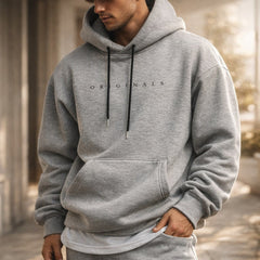 Guillermo | Sudadera Oversize con Capucha Hombre Bolsillo Canguro Oversize