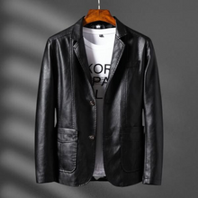 Héctor | Blazer de Polipiel Hombre Solapa Bolsillos Estructurado