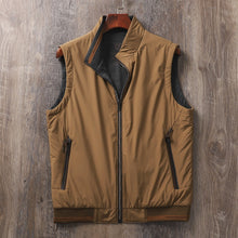 Héctor | Chaleco Acolchado Reversible Hombre Cuello Alto Cremallera
