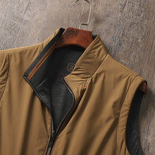 Héctor | Chaleco Acolchado Reversible Hombre Cuello Alto Cremallera