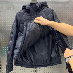Hugo | Anorak Hombre con Capucha Acolchado Plumífero