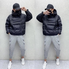 Hugo | Anorak Hombre con Capucha Acolchado Plumífero