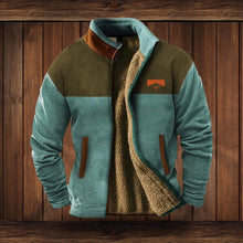 Hugo | Cazadora Hombre Invierno Polar Sherpa Estampado Étnico
