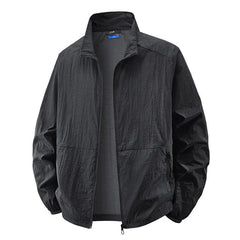 Hugo | Chaqueta Cortavientos Ligera Hombre Cuello Alto Cremallera