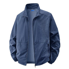 Hugo | Chaqueta Cortavientos Ligera Hombre Cuello Alto Cremallera