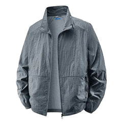 Hugo | Chaqueta Cortavientos Ligera Hombre Cuello Alto Cremallera