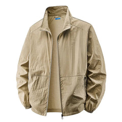 Hugo | Chaqueta Cortavientos Ligera Hombre Cuello Alto Cremallera