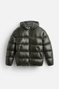 Hugo | Chaqueta de Plumas Hombre con Capucha Puffer