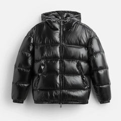 Hugo | Chaqueta de Plumas Hombre con Capucha Puffer