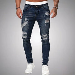 Hugo | Jeans Hombre Skinny Rotos Efecto Desgastado