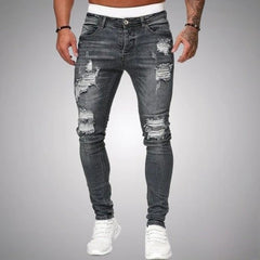 Hugo | Jeans Hombre Skinny Rotos Efecto Desgastado