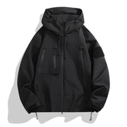 Iker | Chaqueta Softshell Hombre con Capucha Bolsillos Cremallera