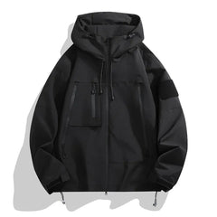 Iker | Chaqueta Softshell Hombre con Capucha Bolsillos Cremallera