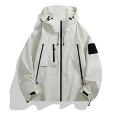 Iker | Chaqueta Softshell Hombre con Capucha Bolsillos Cremallera