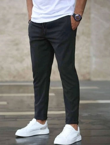 Iker | Pantalón Chándal de Algodón Hombre Corte Slim