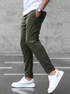 Iker | Pantalón Chándal de Algodón Hombre Corte Slim