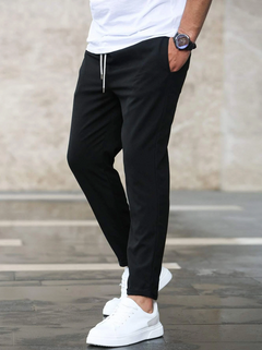 Iker | Pantalón Chándal de Algodón Hombre Corte Slim