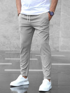 Iker | Pantalón Jogger Chino Hombre Cintura Elástica Corte Slim