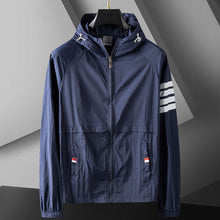 Iker | Varsity Jacket Hombre con Capucha Rompevientos