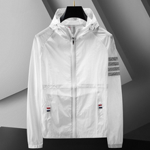 Iker | Varsity Jacket Hombre con Capucha Rompevientos