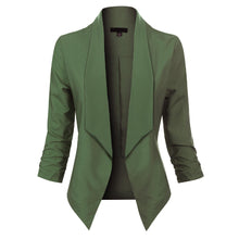 Inés | Chaqueta Americana Mujer Manga 3/4 Frente Abierto