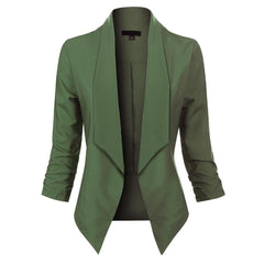 Inés | Chaqueta Americana Mujer Manga 3/4 Frente Abierto
