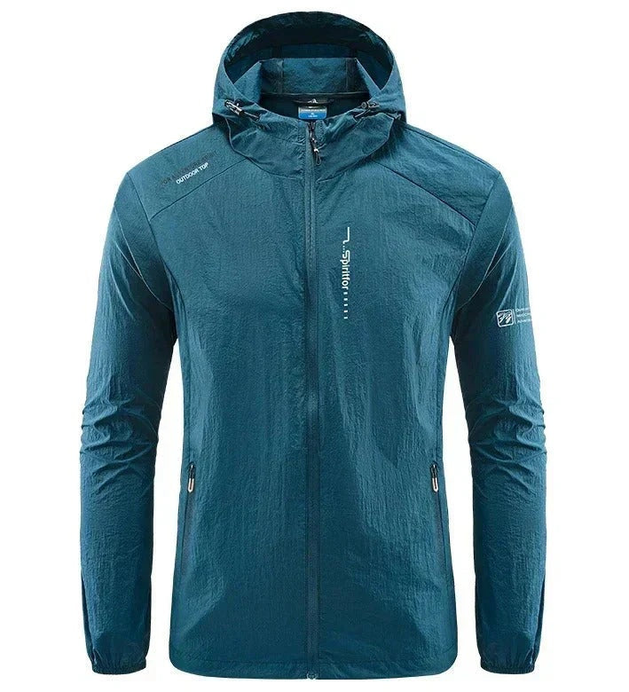 Iván | Chubasquero Impermeable con Capucha Hombre Ultraligero