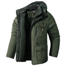 Iván | Puffer Jacket Hombre con Capucha Forro Polar Interior