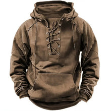 Iván | Sudadera Oversize con Capucha Hombre Cordones Bolsillo Canguro