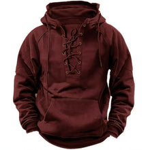 Iván | Sudadera Oversize con Capucha Hombre Cordones Bolsillo Canguro