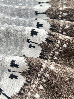 Jimena | Jersey de Punto Jacquard Mujer Oversize Canesú Nórdico
