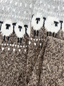 Jimena | Jersey de Punto Jacquard Mujer Oversize Canesú Nórdico