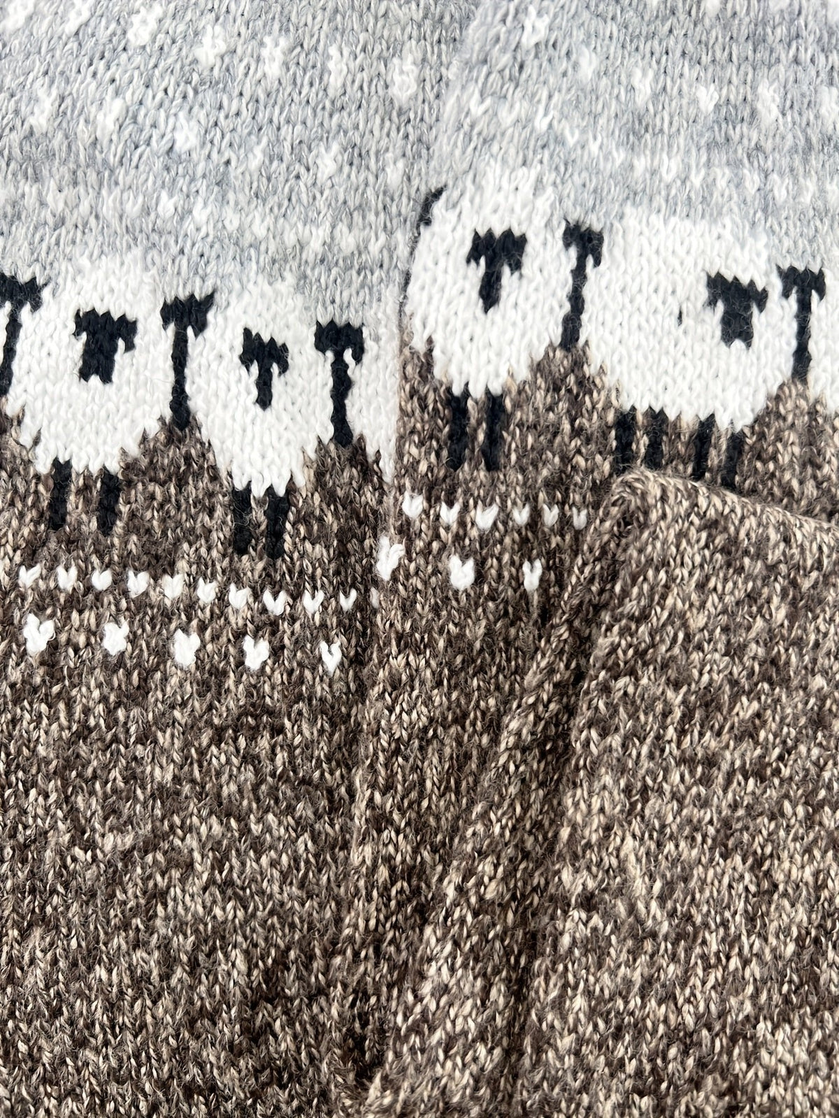 Jimena | Jersey de Punto Jacquard Mujer Oversize Canesú Nórdico