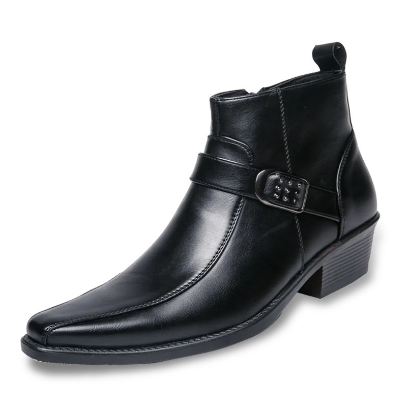Jorge | Botines Chelsea Hombre Piel Hebilla Lateral
