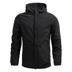 Jorge | Chaqueta Softshell con Capucha Hombre Cazadora Entretiempo