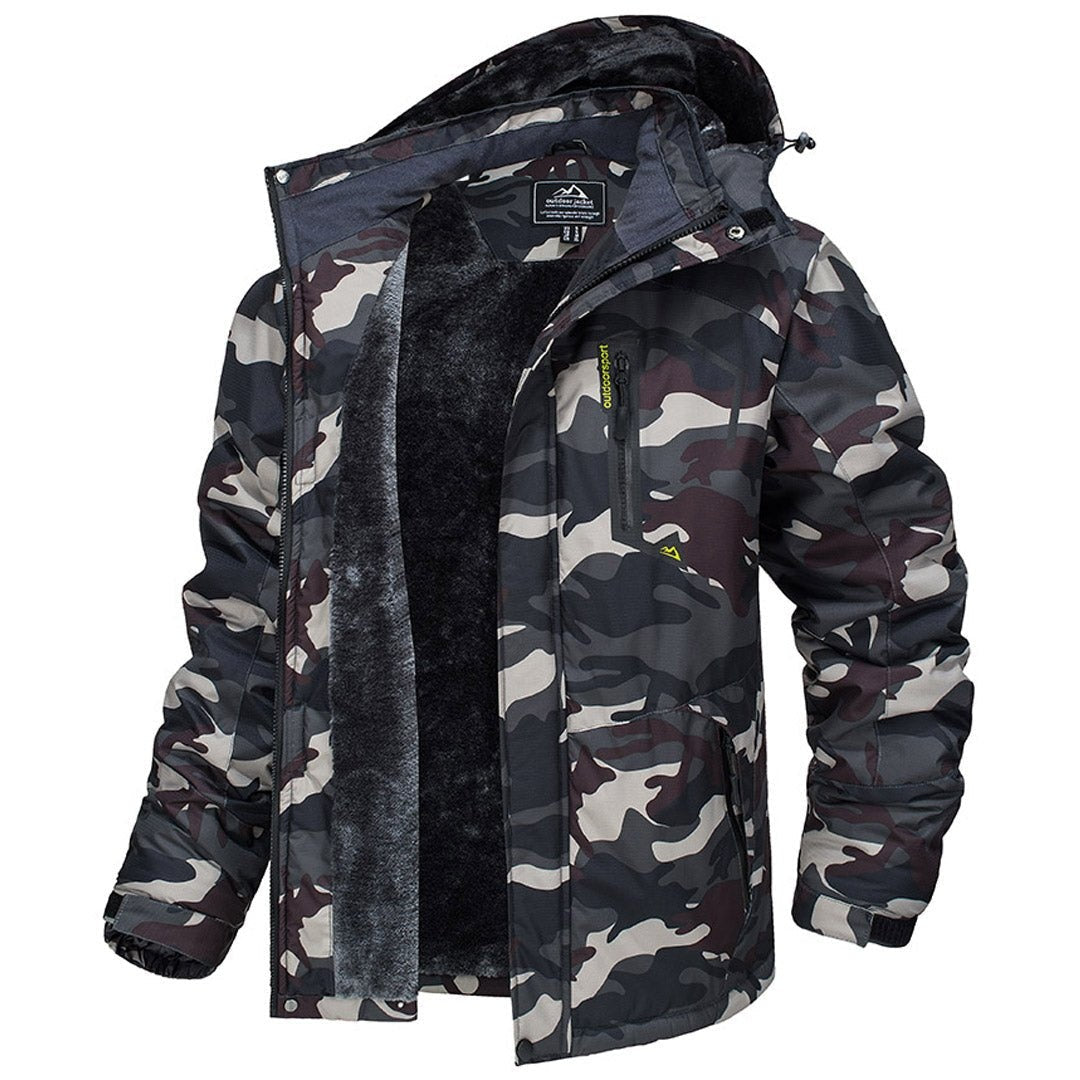 Koldo | Anorak Hombre Impermeable Forrado con Capucha