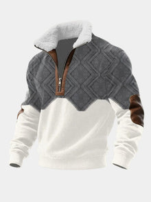 Koldo | Jersey con Cremallera Hombre Quarter Zip Forro Polar