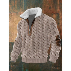 Koldo | Jersey con Cremallera Hombre Quarter Zip Forro Polar